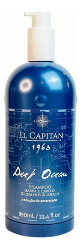 Shampoo Deep Ocean Desamarelador 990ml El Capitan