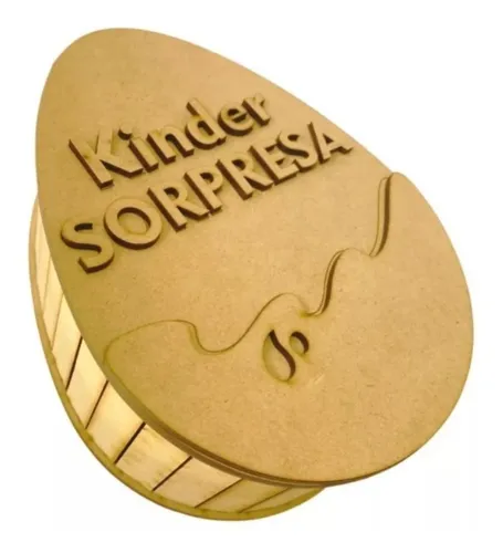 comprar Kit Para Armar Caja De Huevo Kinder Mdf (8 Piezas)