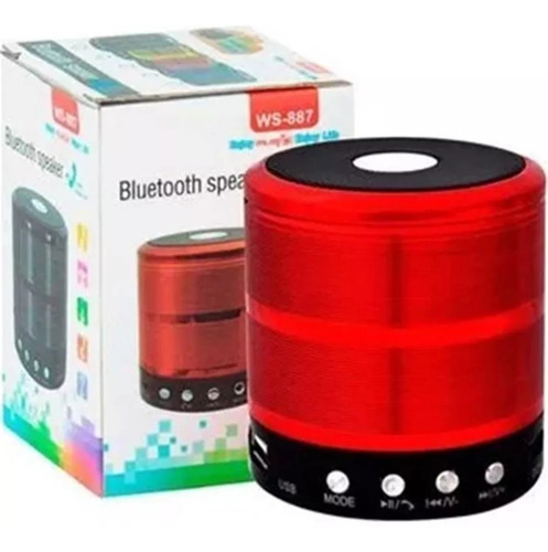 Som Portátil Bluetooth 5w Celular Sd Usb Radio Fm Ws