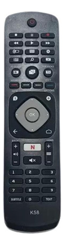 Control Remoto Tv Con Phillips Smart Tv Netflix K58 / Dgt98b