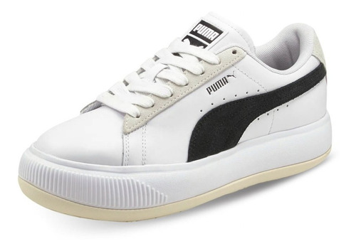 Tenis Puma Suede Mayu Mix Blanco-negro Dama  X