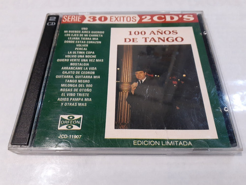 100 Años De Tango, Varios - 2 Cd Usa Casi Como Nuevo Nm 9 