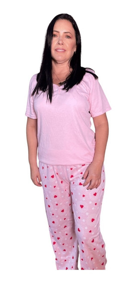 Pijama Mujer Pantalón 100% Algodón Tallas Xxl - | Envío
