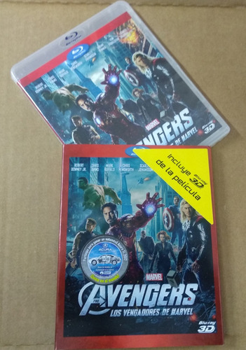 Los Vengadores De Marvel 3d Bluray Nuevo Con Slip Case
