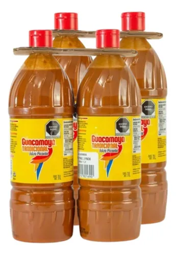 comprar Salsa Picante La Guacamaya Tradicional 4 Botellas De Litro