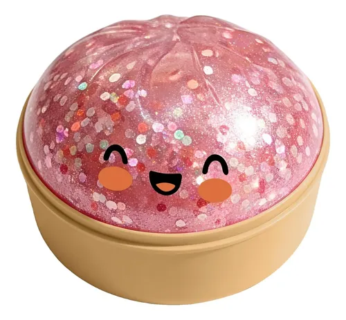 Juguete Anti-estrés Dumpling Brillante Con Vaporera – Squishy Gigante De 10 Cm, Ideal Para Aliviar El Estrés, Decoración De Escritorio Y Regalo Sorpresa Color Aleatorio