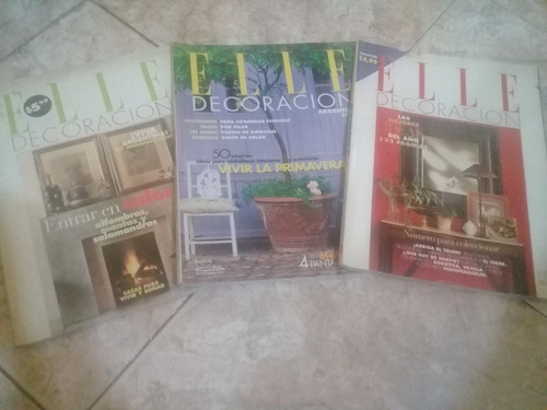 Lote 3 Revistas Elle De 1998