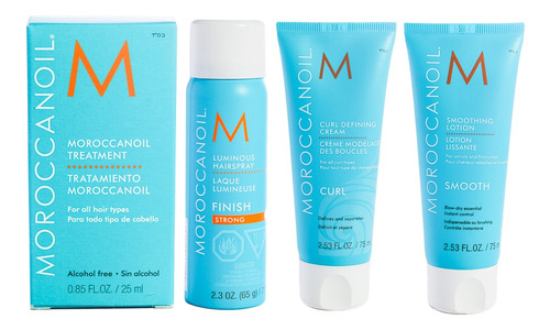 Imagen 3 de 7 de Moroccanoil Kit Travel Style Para Modelado Peinado Cabello