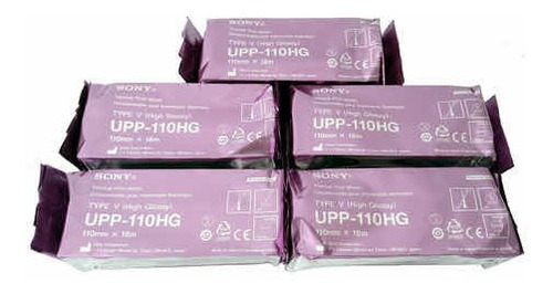 Imagen 2 de 2 de Papel Para Impresora Ultrasonido Sony Upp 110 Hg (2 Rollos )