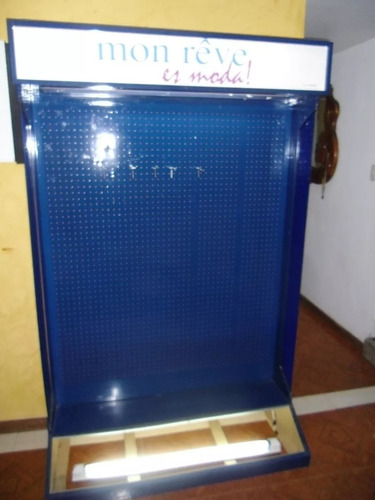 Mueble Exhibidor De Metal Con Luces