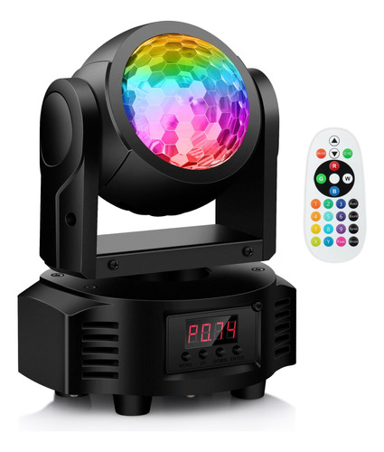 Luz De Cabeza Movil Para Dj: 40w Rgbw Mini Bola De Disco De