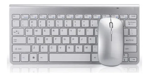 Kit Teclado E Mouse Sem Fio Slim Wireless iMac Macbook Win Kit Teclado E Mouse Sem Fio Slim Wireless iMac Macbook Win
