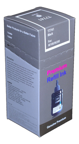 Tinta Refill Ink Para Epson 774 140ml Negra T7741