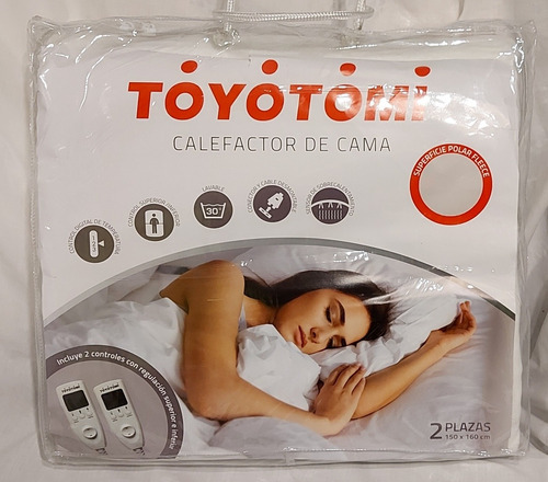 Calientacama Polar Fleece 2plazas Con 2 Zonas Independientes