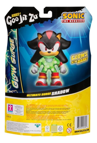 Figura Go Jit Zu Sonic Shadow Glow Surge Brilla En Oscuridad