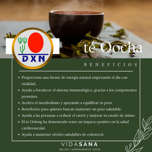 Té Oocha Dxn / Té Oolong Con Ganoderma Lucidum
