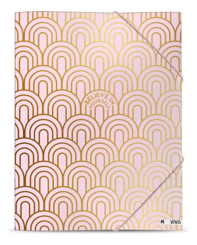 Carpeta Oficio 3 Solapas Con Elastico Modelo Chic Mooving