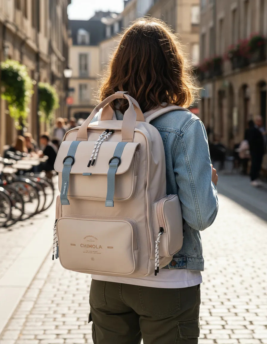 Mochila Chimola Portanotebook Nude