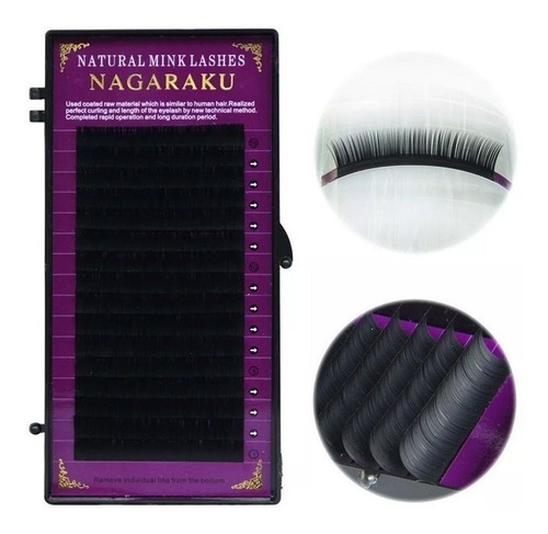 Blister Pestañas Nagaraku Aplicacion Mink 1x1 1pz Una Medida