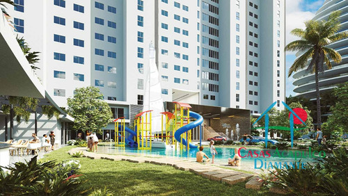 Cad Live Aqua Gh 3. Depa De Playa En Preventa Con Terraza, Alberca, Jacuzzi Y Vista Frontal Al Mar