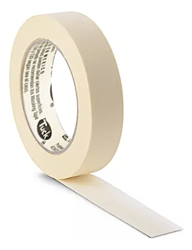 Cinta Masking 24mm X 50mts Uso Industrial 111 Tuk Pack 9 Pz Color Beige Liso