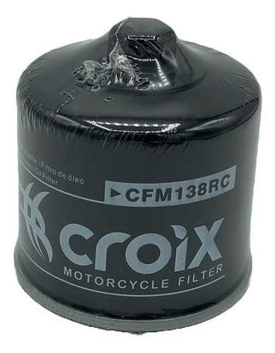Imagen 2 de 3 de Filtro De Aceite Moto Suzuki Gsx250 17-18 Croix Cfm138rc