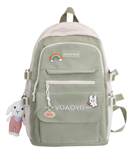 Mochila Japonesa Para Estudiante Bonita Viaje Laptop Bloque