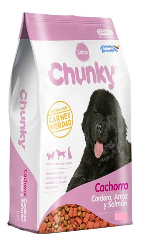 Chunky Cachorro Cordero Y Salmon 1.5 Kg