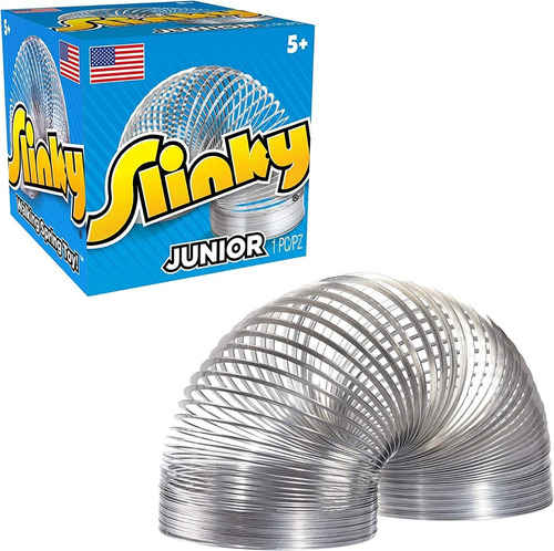 Slinky Jr. El Original Paquete De 5 Pequeños Juguetes Metal