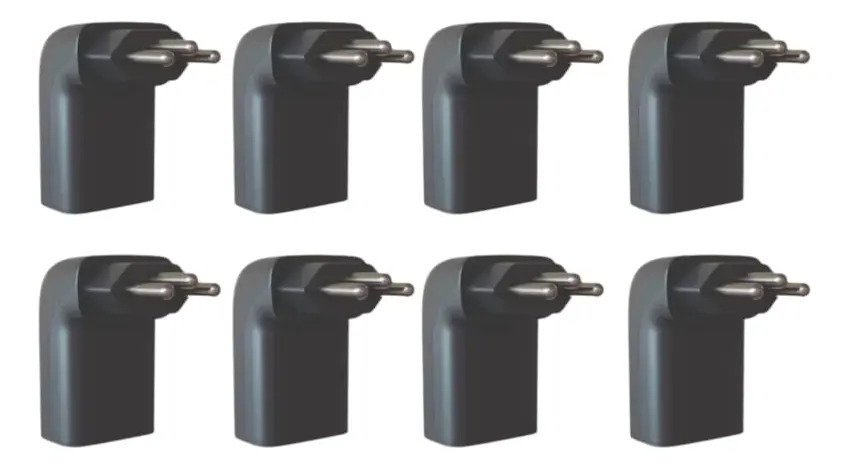 Protetor Elétrico Clamper Iclamper Pocket Fit 3P 10A 8 Unidades