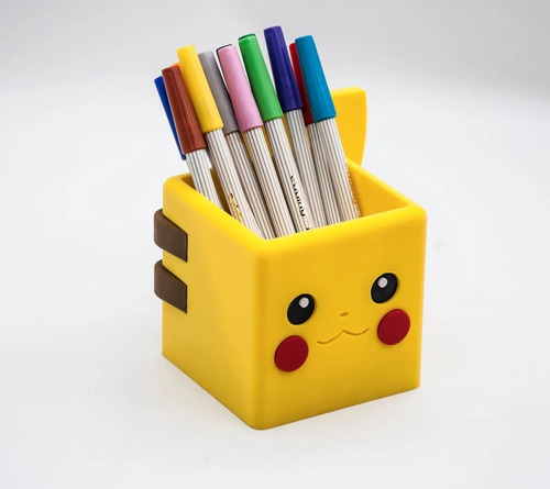 Imagen 2 de 5 de Maceta - Lapicero Pokemon Cuatro Modelos Impresion 3d