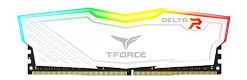 Memoria RAM T-Force Delta gamer color blanco  8GB 1 Team Group TF4D48G3200HC16C01