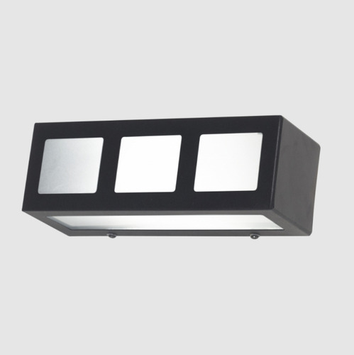 Aplique Pared Exterior Tridireccional Negro Para Led E27