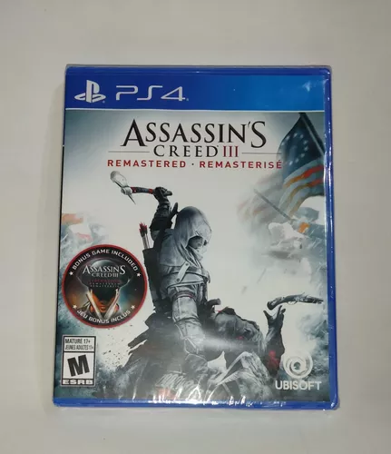 Assassin's Creed III Remastered Standard Edition Ubisoft PS4 Físico