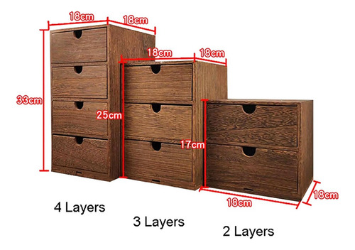 2 Cajones De Madera For Guardar Joyas, Cajoneras De Madera