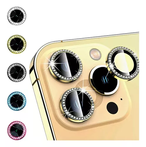 Protector Vidrio Strass Cámara Para iPhone 11 Pro 11 Pro Max