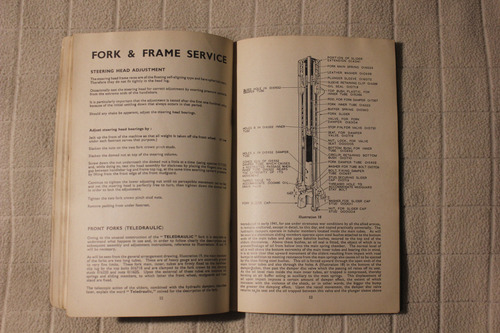 Ajs 350 & 500 1952 Manual De Instrucciones (Usado)