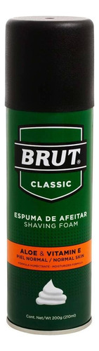 Espuma Para Afeitar Brut Classic Piel Normal 210ml