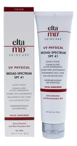 Uv Physical Broadspectrum Spf 41 De Eltamd, Unisex, 3 Onzas