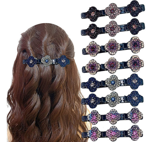 Pinzas Para El Pelo P Con Piedras De Cristal Brillantes Tren