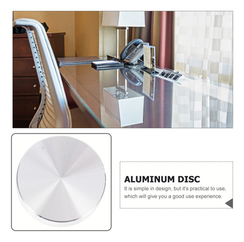Disco De Mesa De Aluminio Macizo Para Tartas, 6 Unidades