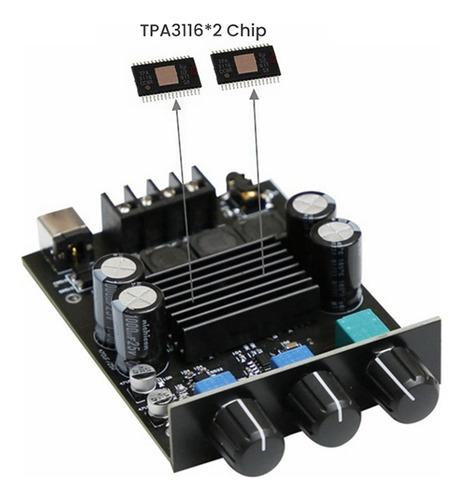 Placa Amplificadora De Audio Tpa3116, 100 Wx2, Altavoz De Cl
