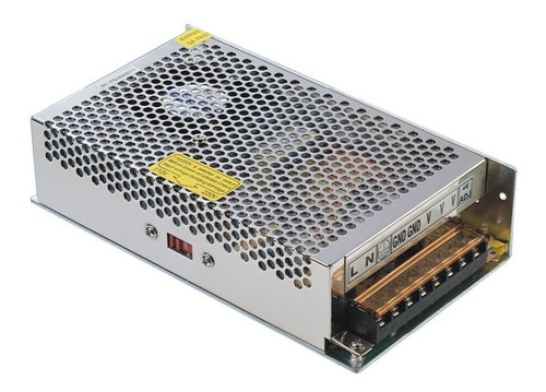 Imagen 1 de 5 de Fuente Switching Metálica 12v 20a Luces Led Radio Varios