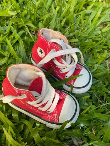 Converse top bebe rojas