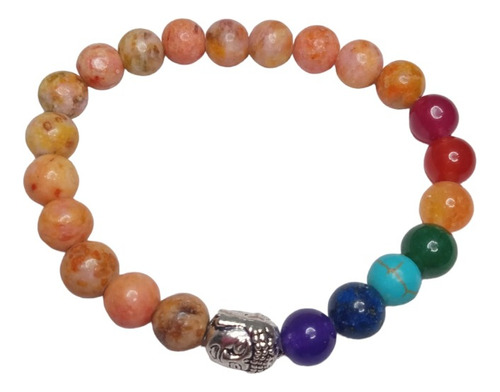 Pulsera Piedra 7 Chakras Rodonita