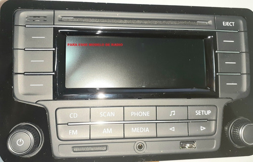 Imagem 4 de 5 de Aro Do Radio Volks Gol-voyage-saveiro G7-jetta-amarok-tiguan