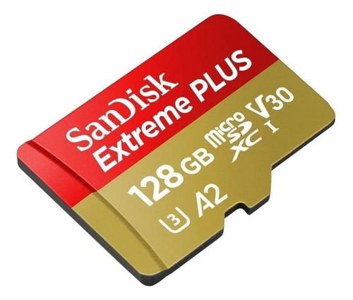 Tarjeta Microsd Sandisk Extreme - 128 Gb U3 A2 Class 10 +