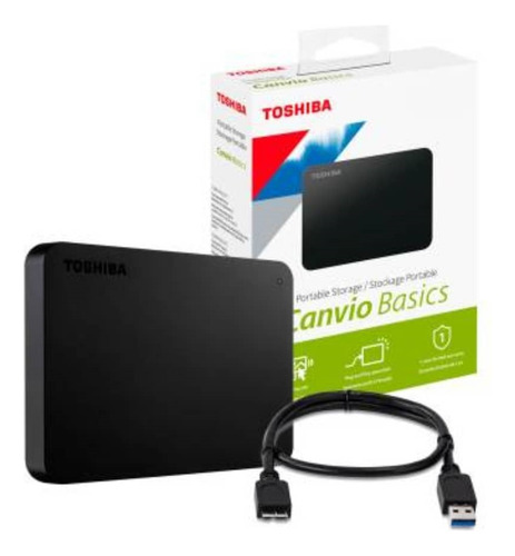 Disco Duro Externo Toshiba Canvio Basics 2tb 2.5 Usb 3.2 Acm