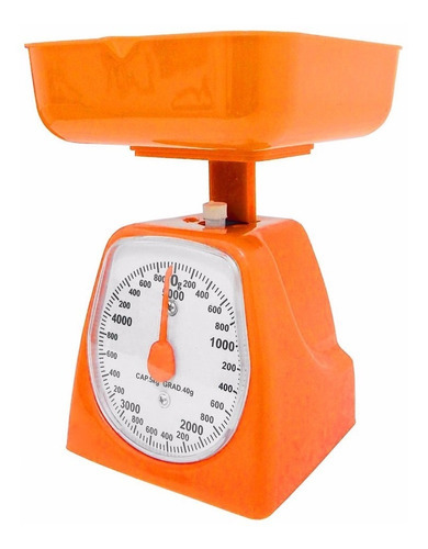 Bascula Cocina Kitchen Scales 5kg Naranja - B0503