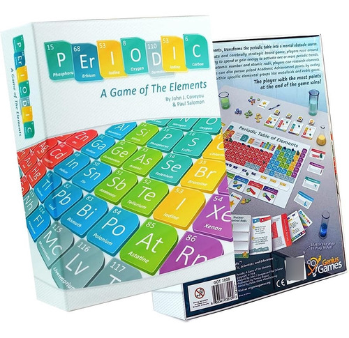 Periodic: A Game Of The Elements | Periodic Table Board & Ca